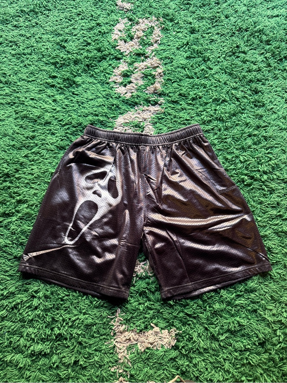 Supreme Black Athletic Mesh Shorts